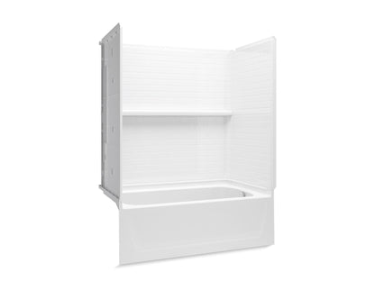 Sterling 71520120 Traverse 60" x 32" Vikrell® Bath/shower, Right Drain, White