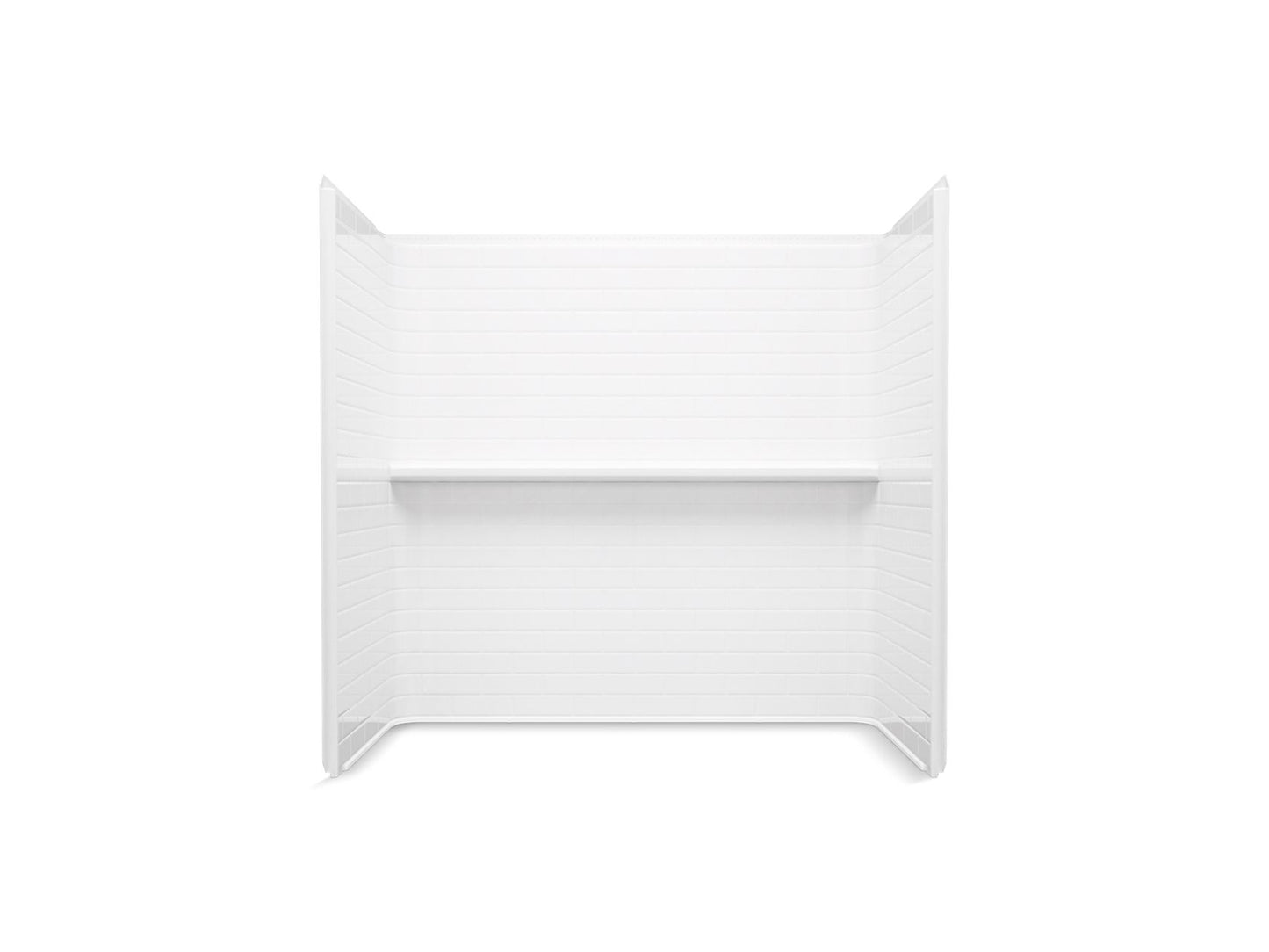 Sterling 71524100 Traverse 60" x 32" Vikrell® Bath/shower Wall Set, White
