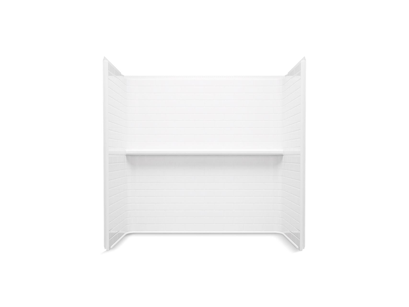 Sterling 71524100 Traverse 60" x 32" Vikrell® Bath/shower Wall Set, White