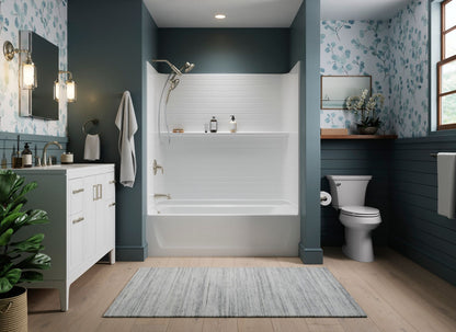 Sterling 71570110 Traverse 60" x 30" Vikrell® Bath/shower, Left Drain, White