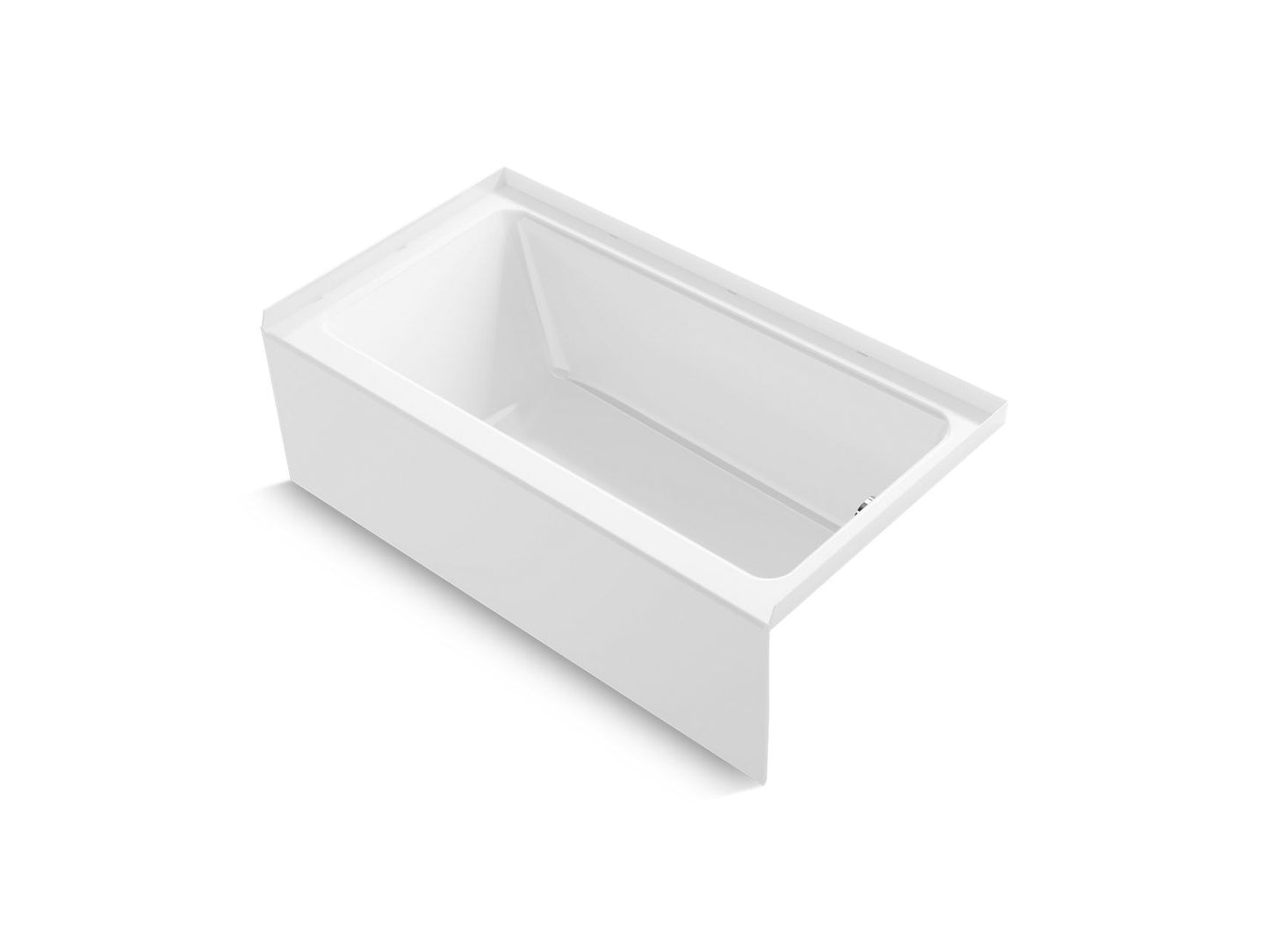 Sterling 71611120 Forum 60" x 32" Vikrell® Alcove Bath, Right Drain, White
