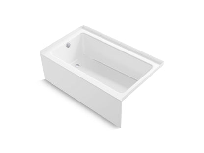 Sterling 71621112-LNR 60" x 36" Above-floor-drain Vikrell® Alcove Bath, Left Drain, White