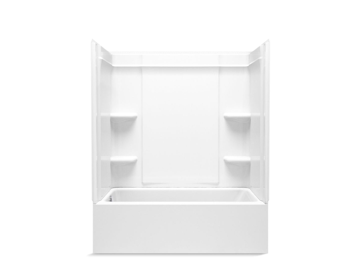 Sterling 71700110 Forum Medley 60" x 30" Vikrell® Bath/shower, Left Drain, White