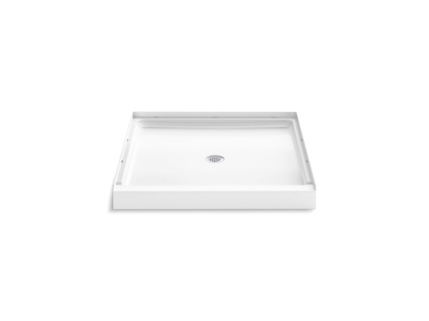 Sterling 72071100 GUARD+ 42" x 42" Vikrell® Shower Base, Center Drain, White