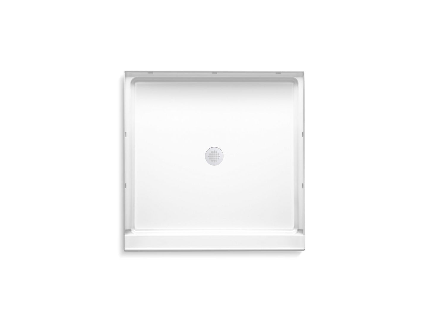Sterling 72071100 GUARD+ 42" x 42" Vikrell® Shower Base, Center Drain, White