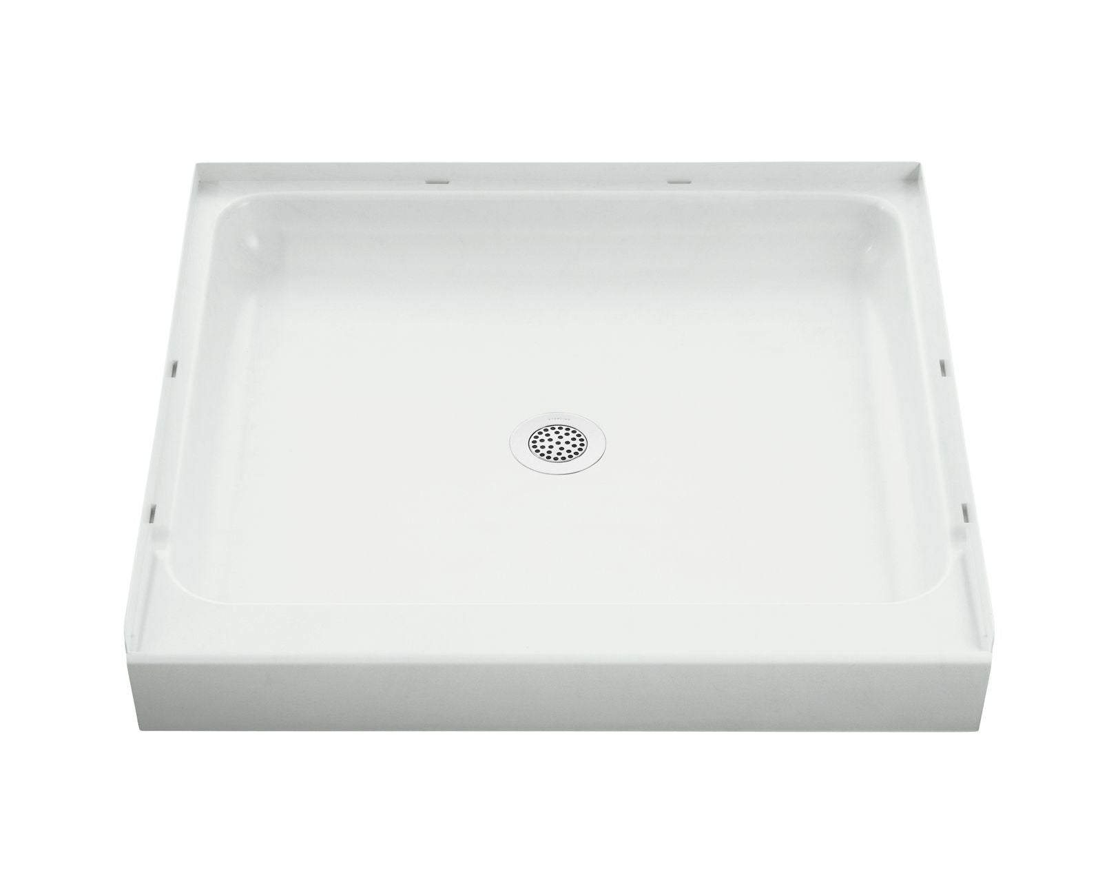 Sterling 72101100 Ensemble 36" x 34" Vikrell® Shower Base, Center Drain, White