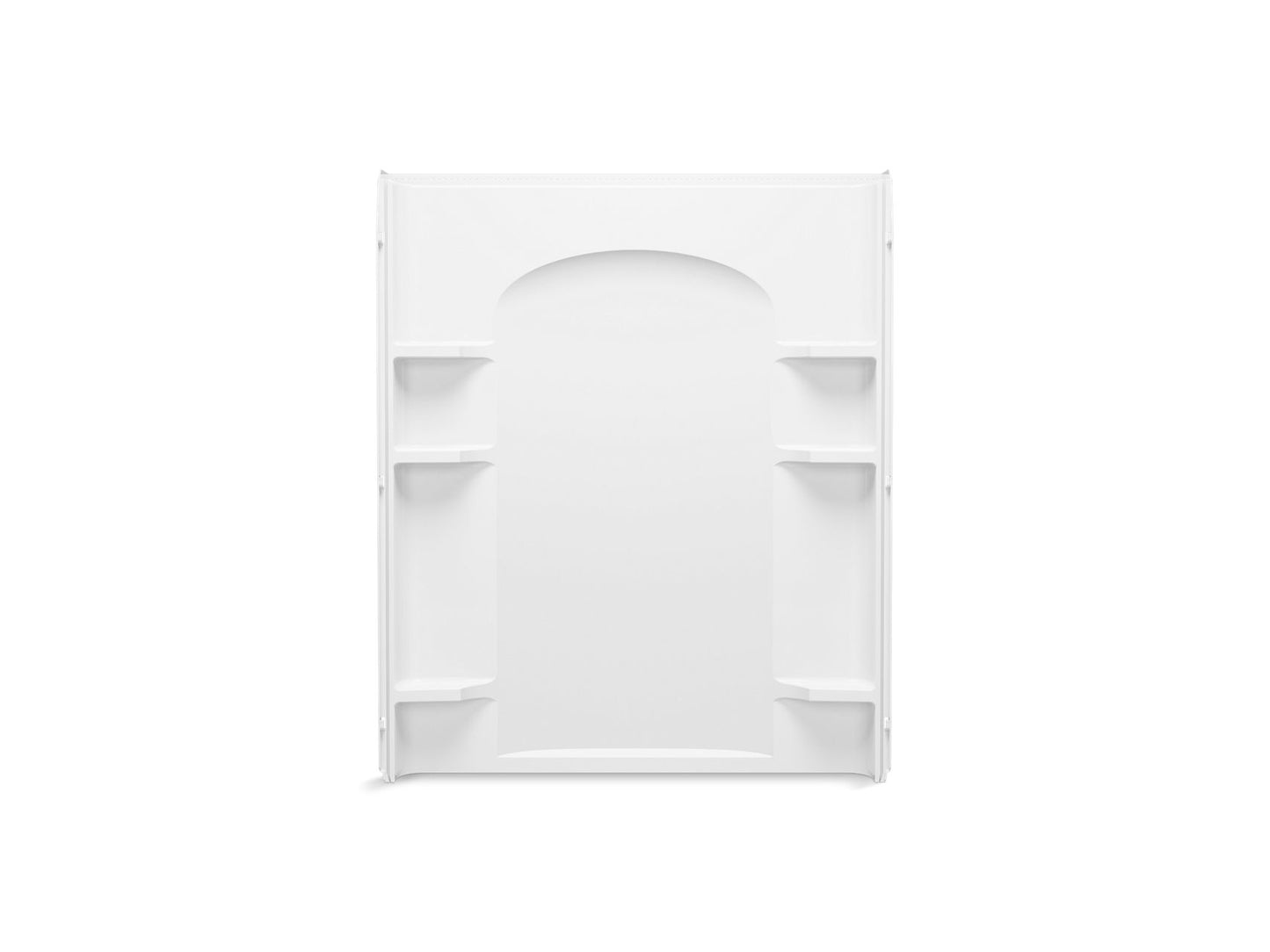 Sterling 72372100 Ensemble Curve 60" Vikrell® Shower Back Wall, White