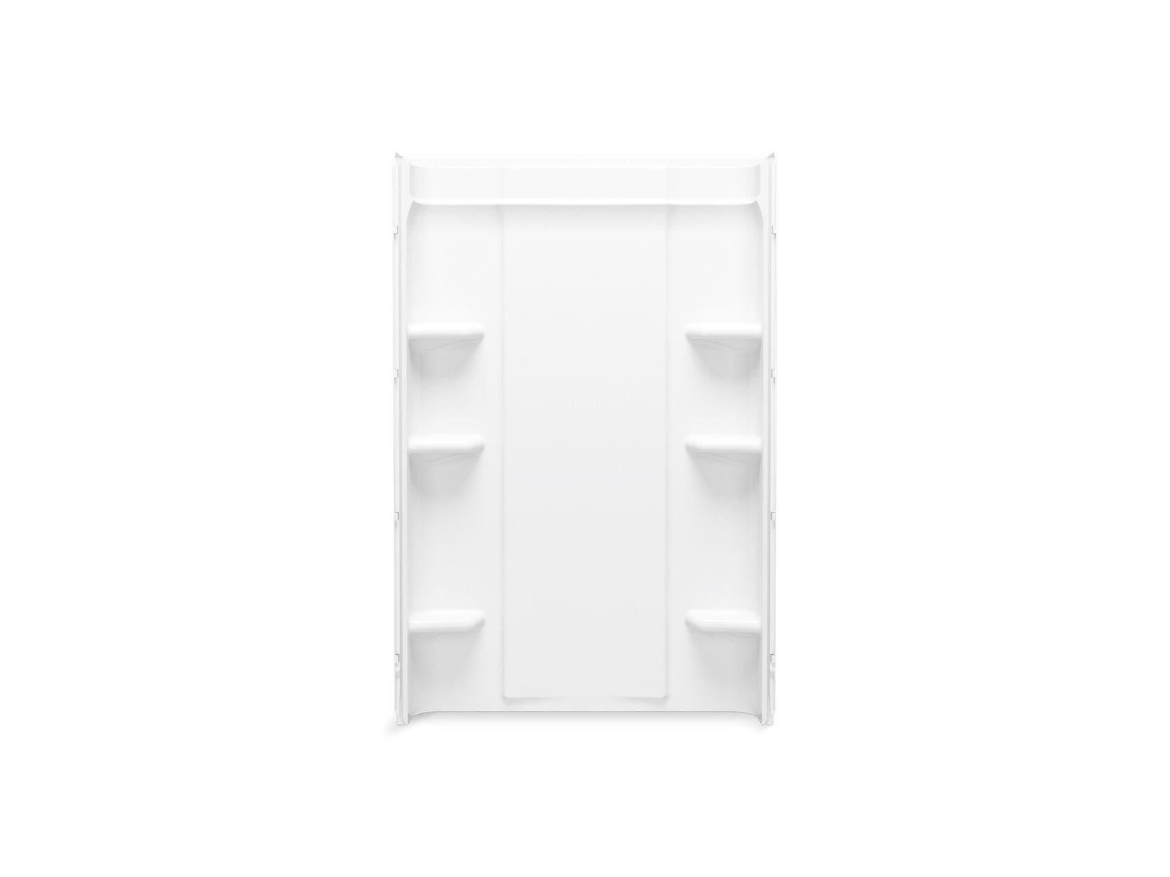 Sterling 72412106 Medley 48" Vikrell® Shower Back Wall with Aging in Place Backerboards, White