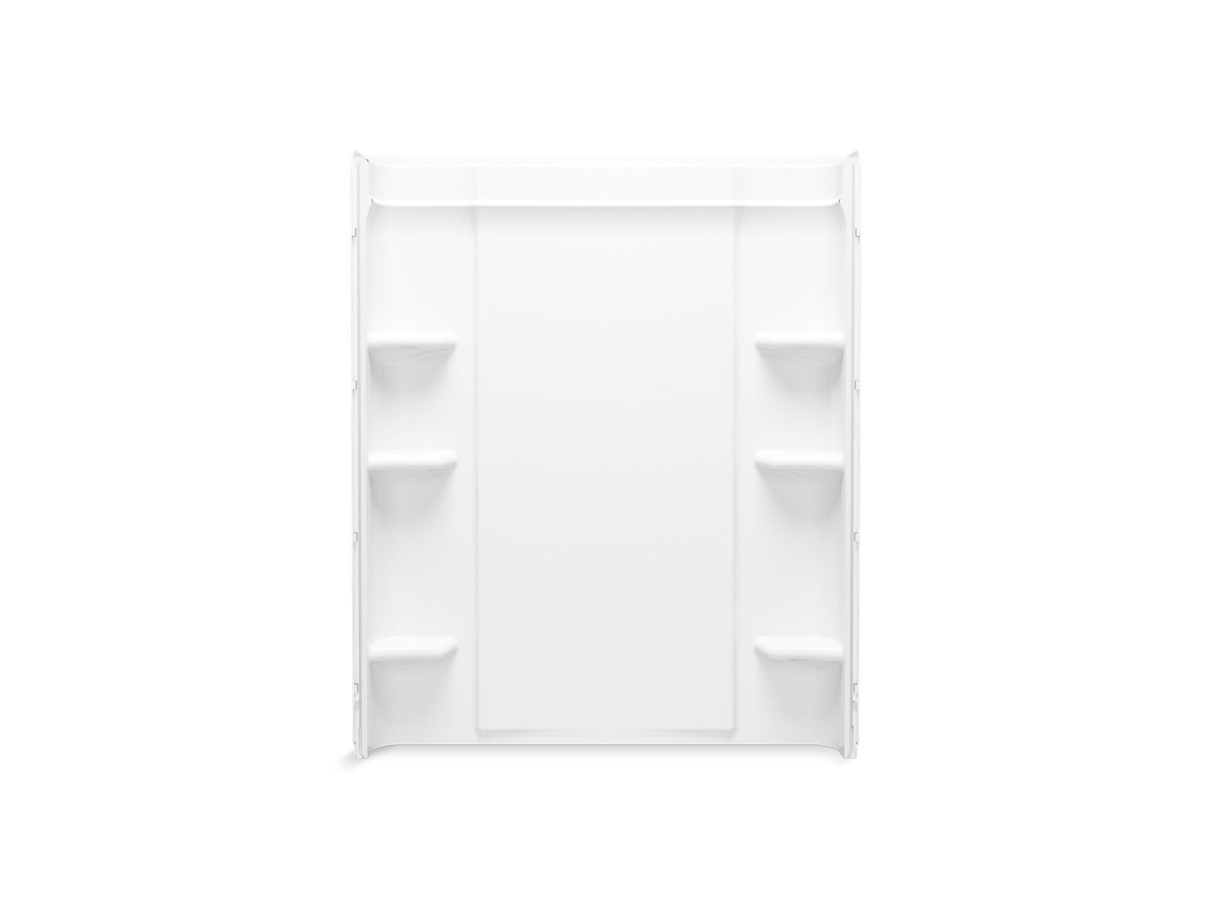 Sterling 72432106 Medley 60" Vikrell® Shower Back Wall with Aging in Place Backerboards, White