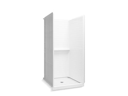 Sterling 72500100 Traverse 36" x 34" Vikrell® Shower, Center Drain, White