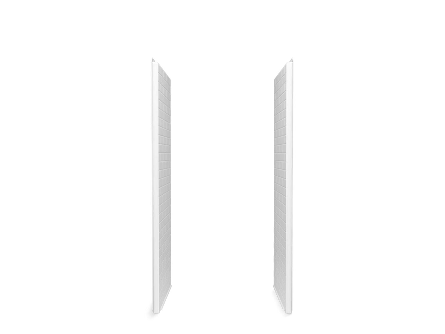 Sterling 72505100 Traverse 34" x 72-1/4" Vikrell® Shower End Wall Set, White