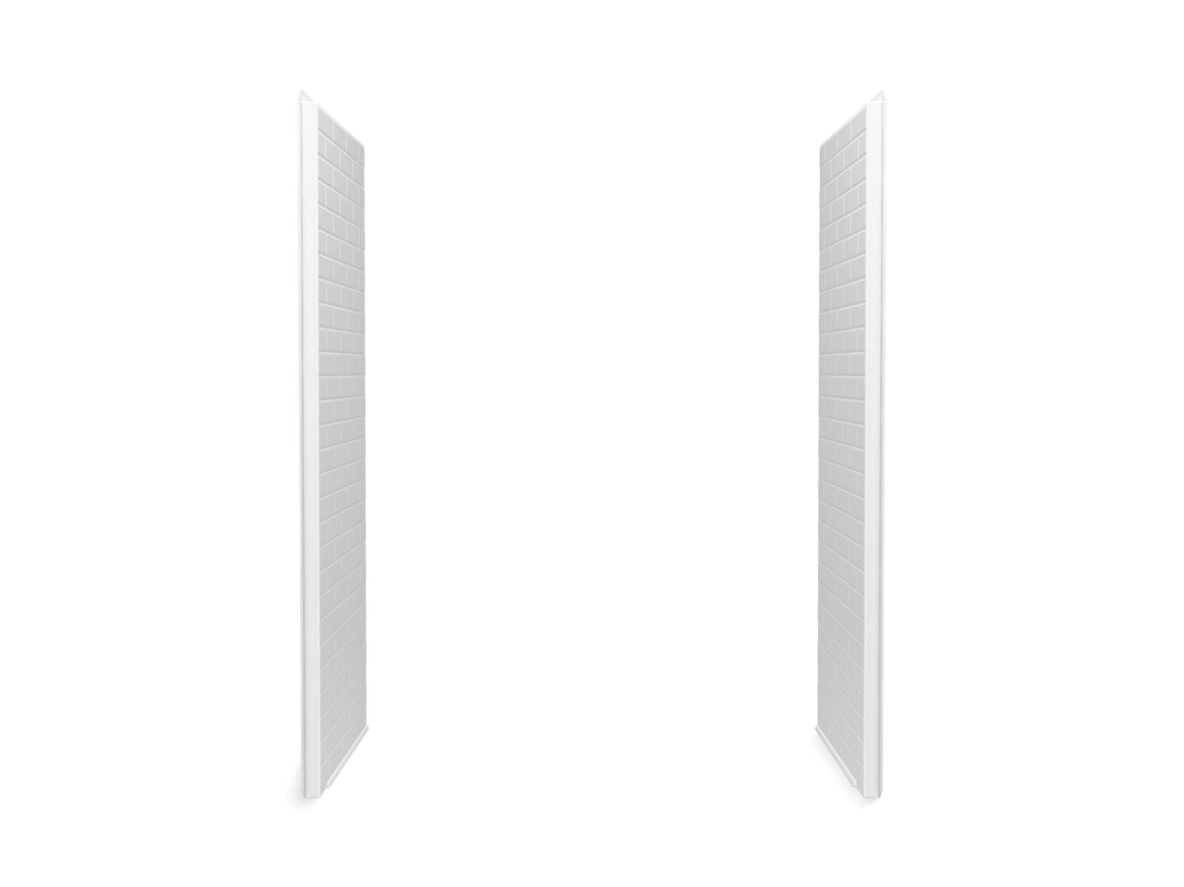 Sterling 72575900 Traverse 30" Vikrell® Shower End Wall Set, White