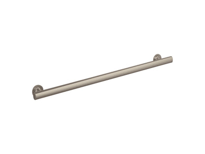 Sterling 80001036 36" Straight Grab Bar, Nickel Frame Finish with Smooth/Clear Glass Texture
