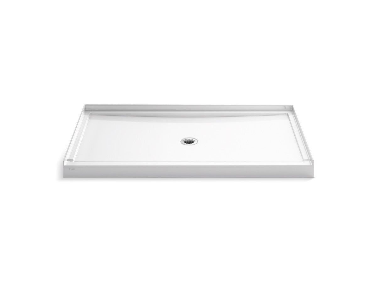 Sterling GUARD+ 60" x 36" shower base, center drain - White