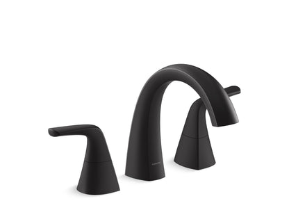 Sterling T29365-4 Medley Deck-mount Bath Faucet Trim, Matte Black