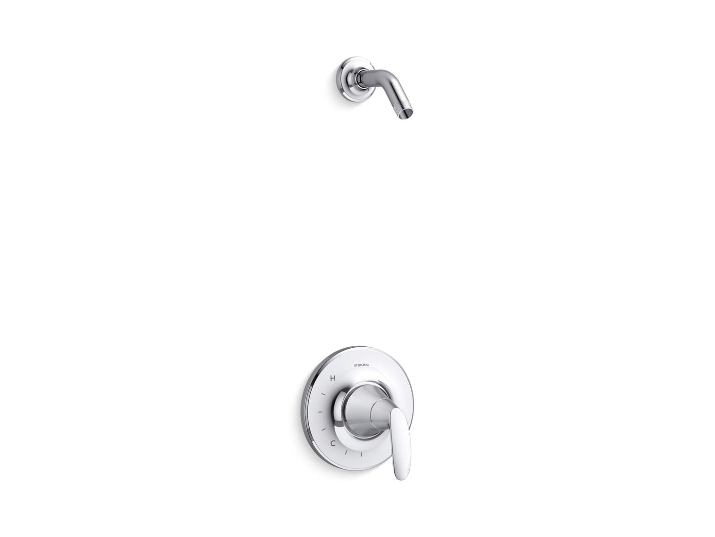 Sterling TLS24821-4 Valton Rite-Temp® Shower Faucet Trim Set, Without Showerhead, Polished Chrome