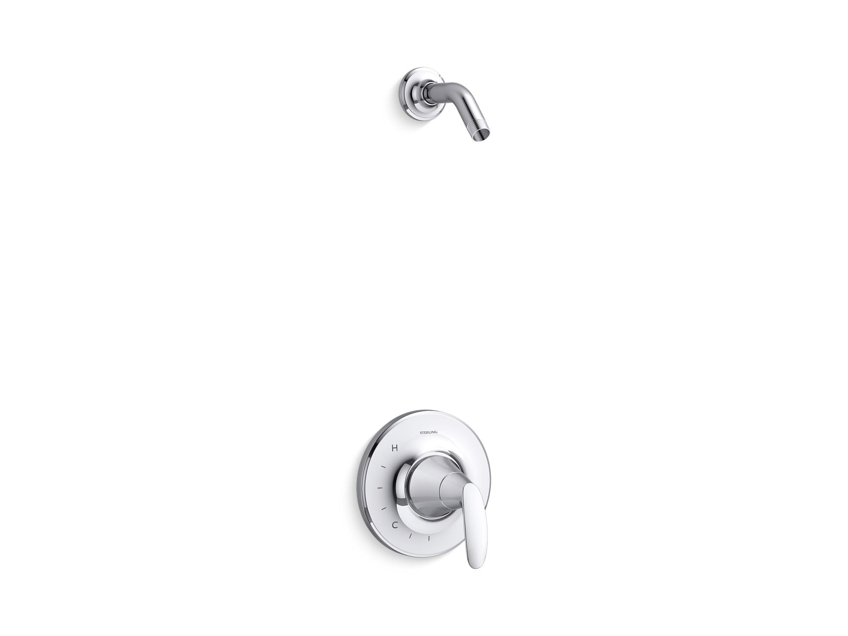 Sterling TLS24821-4 Valton Rite-Temp® Shower Faucet Trim Set, Without Showerhead, Polished Chrome
