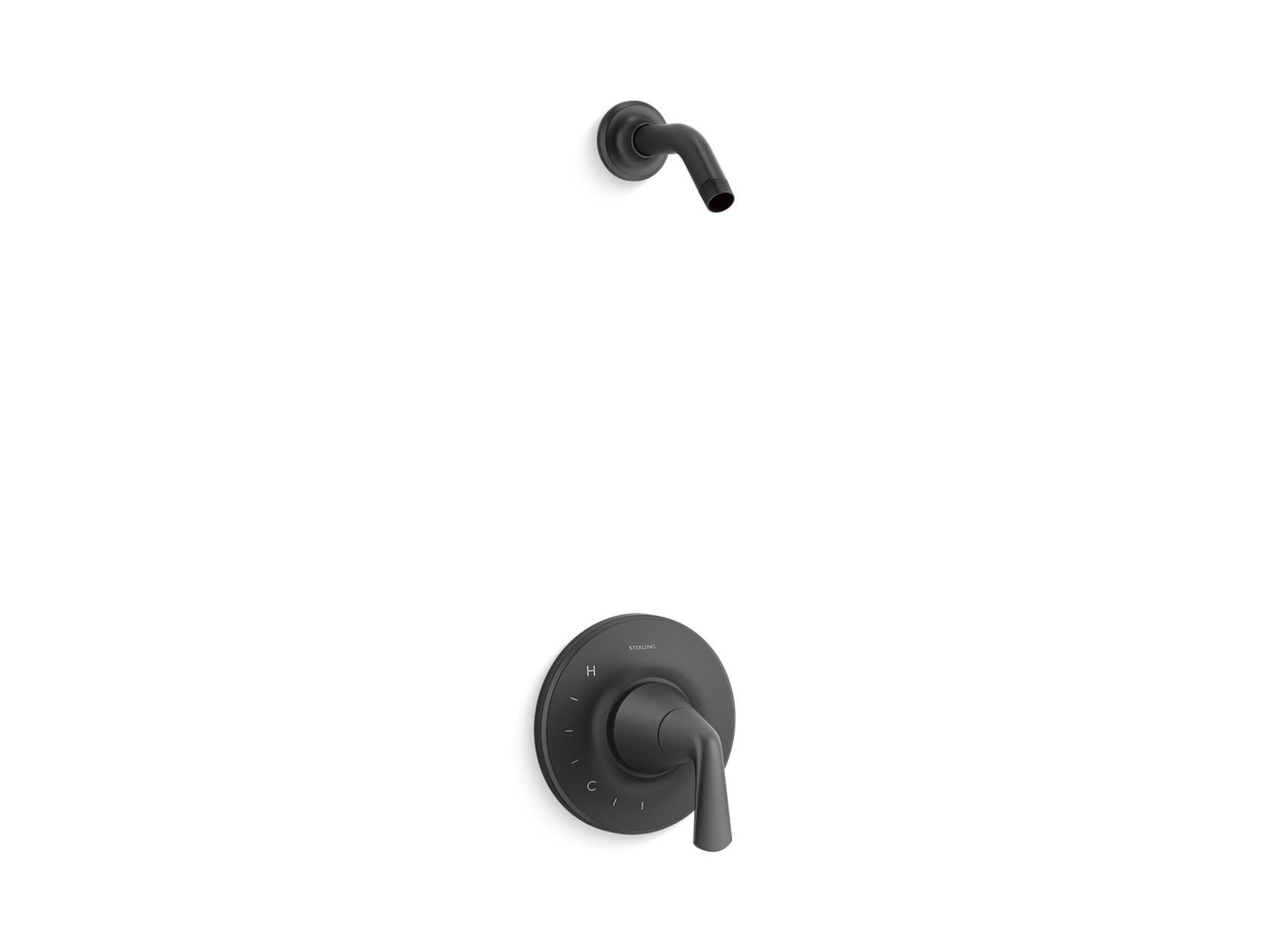 Sterling TLS27372-4 Medley Rite-Temp® Shower Trim Set, Without Showerhead, Matte Black