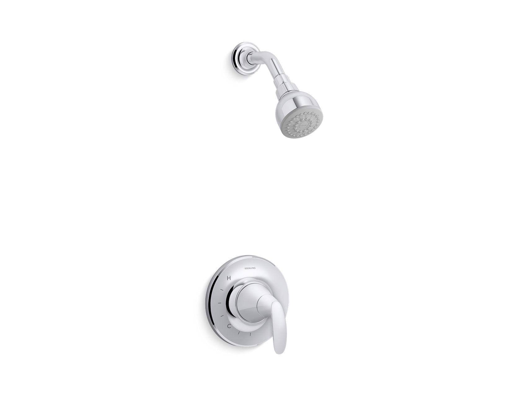Sterling TS24821-4G Valton Rite-Temp® Shower Faucet Trim Set, 1.75 GPM, Polished Chrome