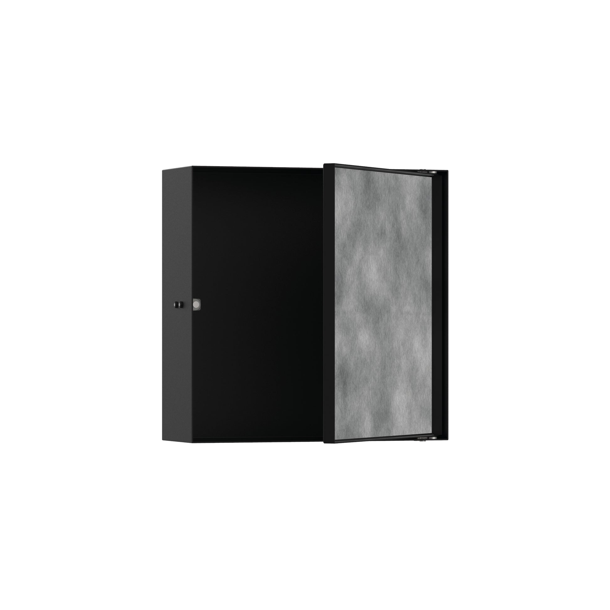 hansgrohe XtraStoris Rock Wall Niche with Tileable Door 12"x 12"x 4"