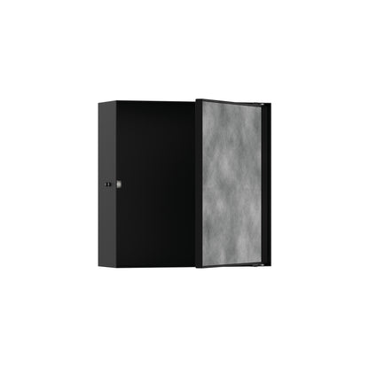 hansgrohe XtraStoris Rock Wall Niche with Tileable Door 12"x 12"x 4"
