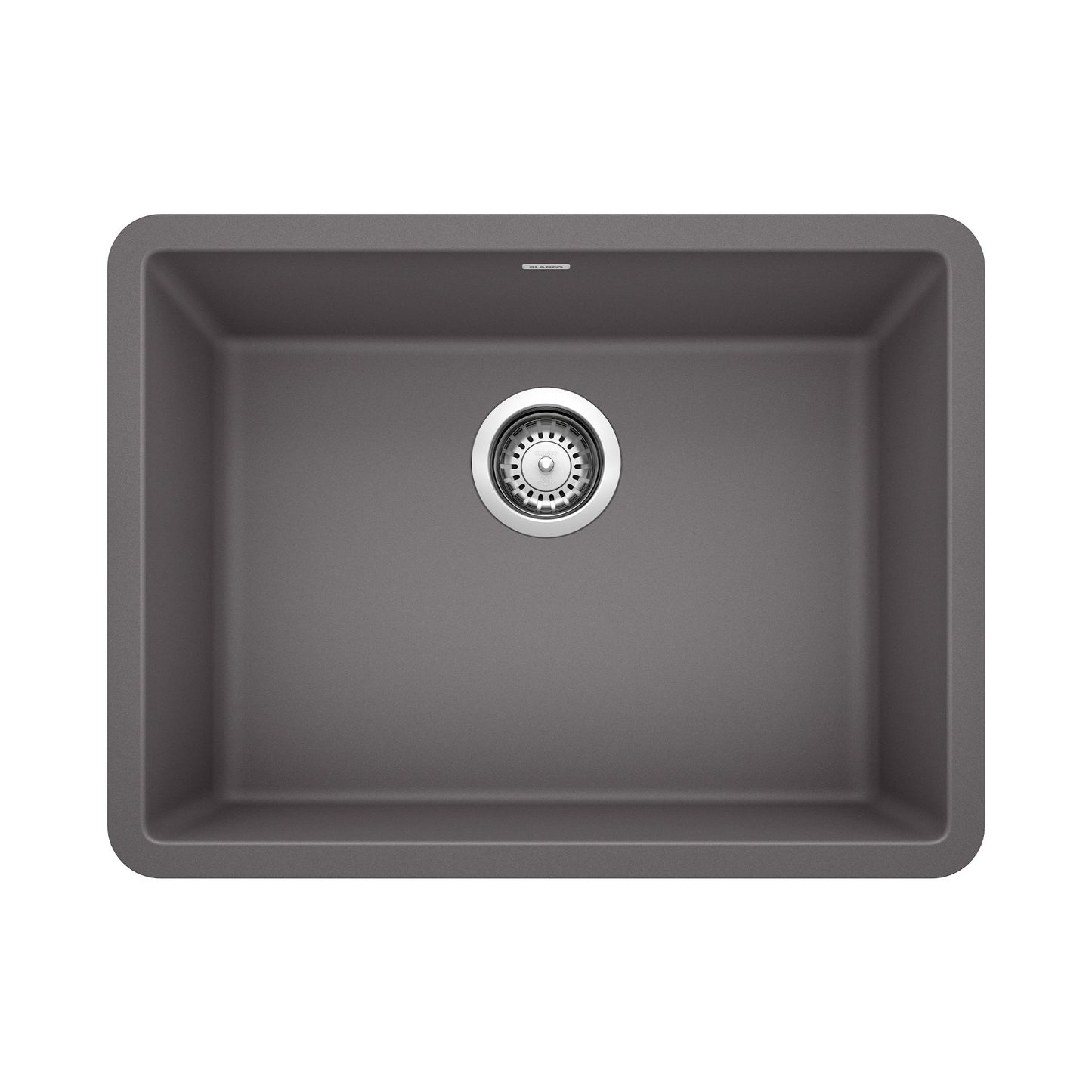 BLANCO 522412 Precis 24" Single Bowl Kitchen Sink - Cinder