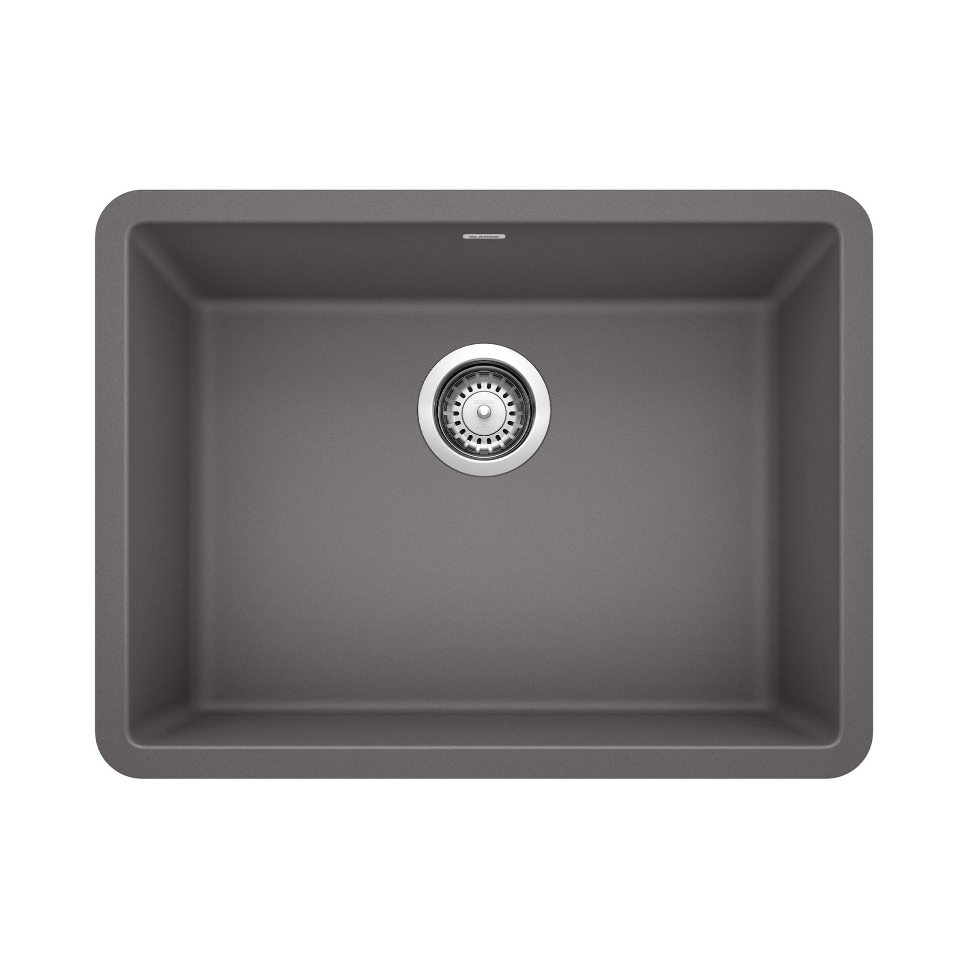 BLANCO 522412 Precis 24" Single Bowl Kitchen Sink - Cinder