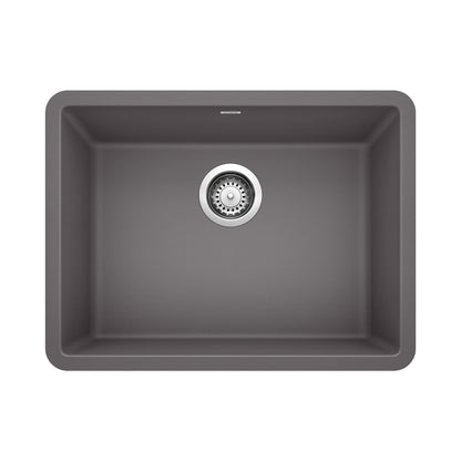 BLANCO 522412 Precis 24" Single Bowl Kitchen Sink - Cinder