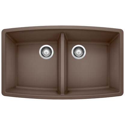 BLANCO 440068 Performa Equal Double Bowl Kitchen Sink - Café