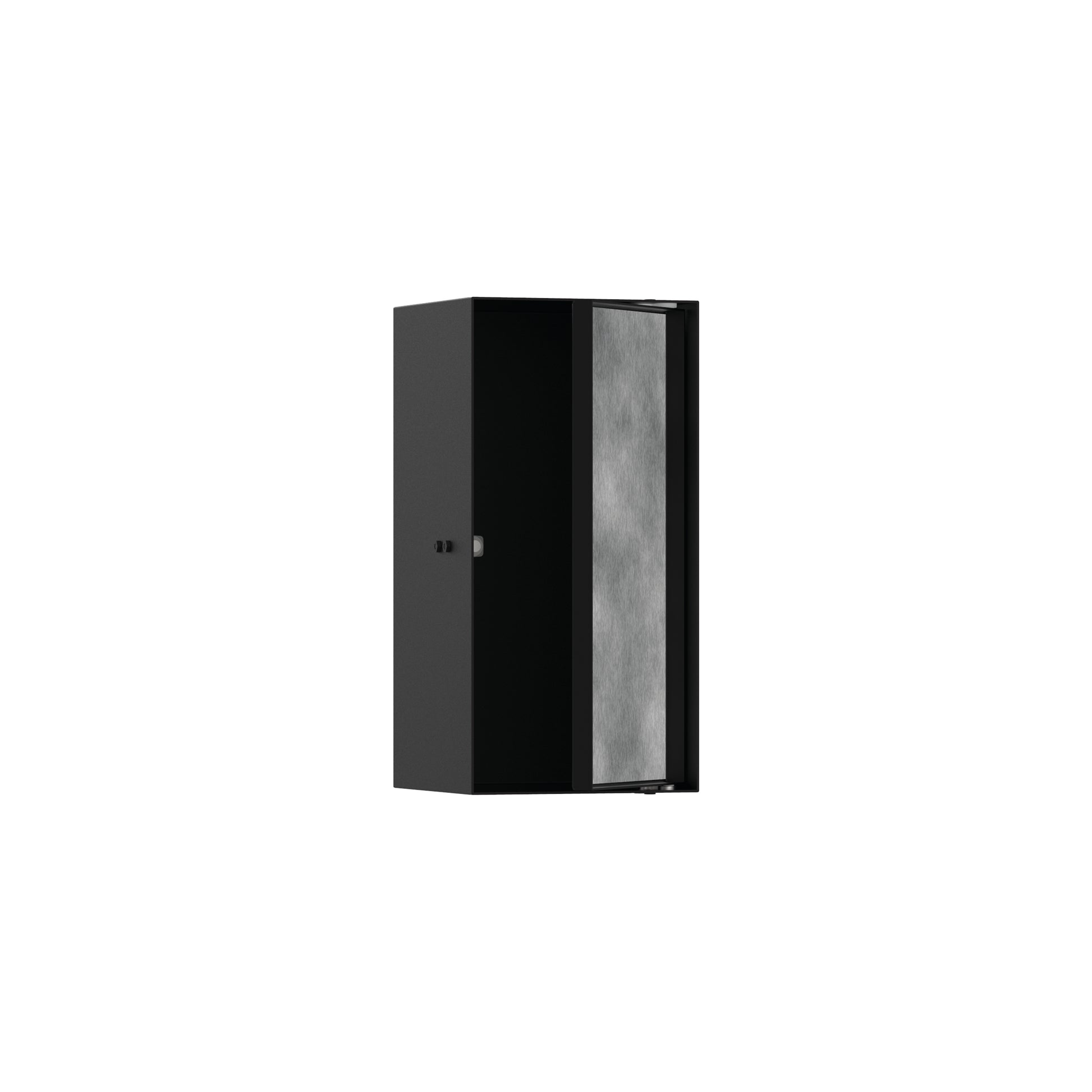 hansgrohe XtraStoris Rock Wall Niche with Tileable Door 12"x 6"x 5.5"