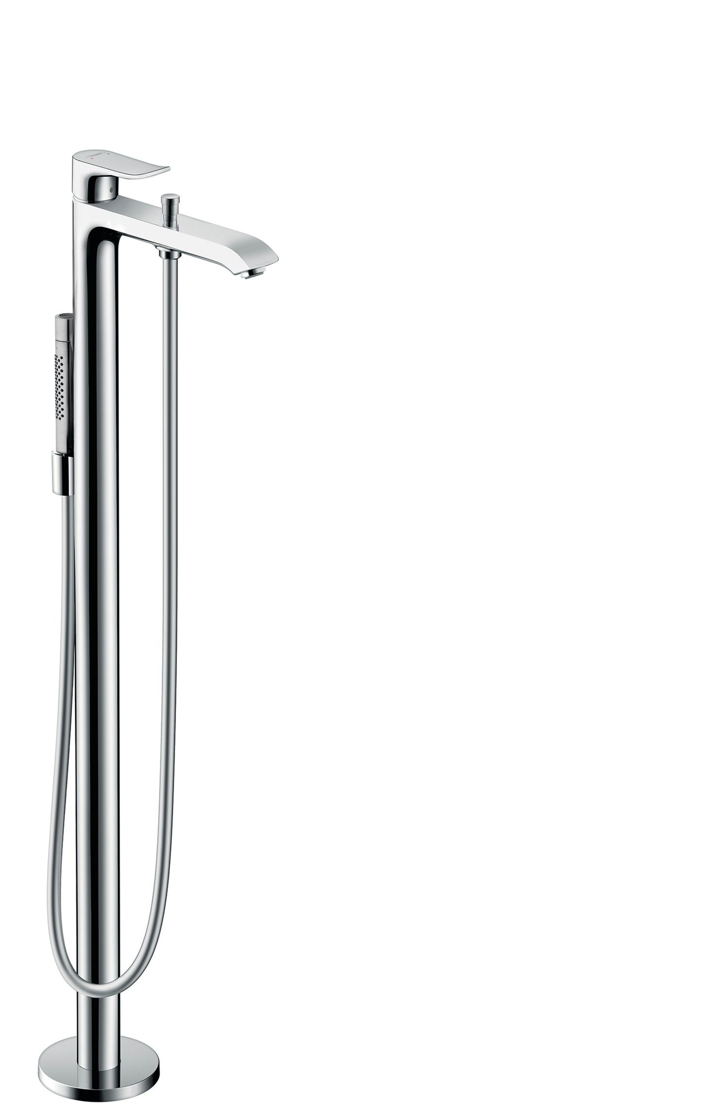 hansgrohe Metris Freestanding Tub Filler Trim with 1.75 GPM Handshower