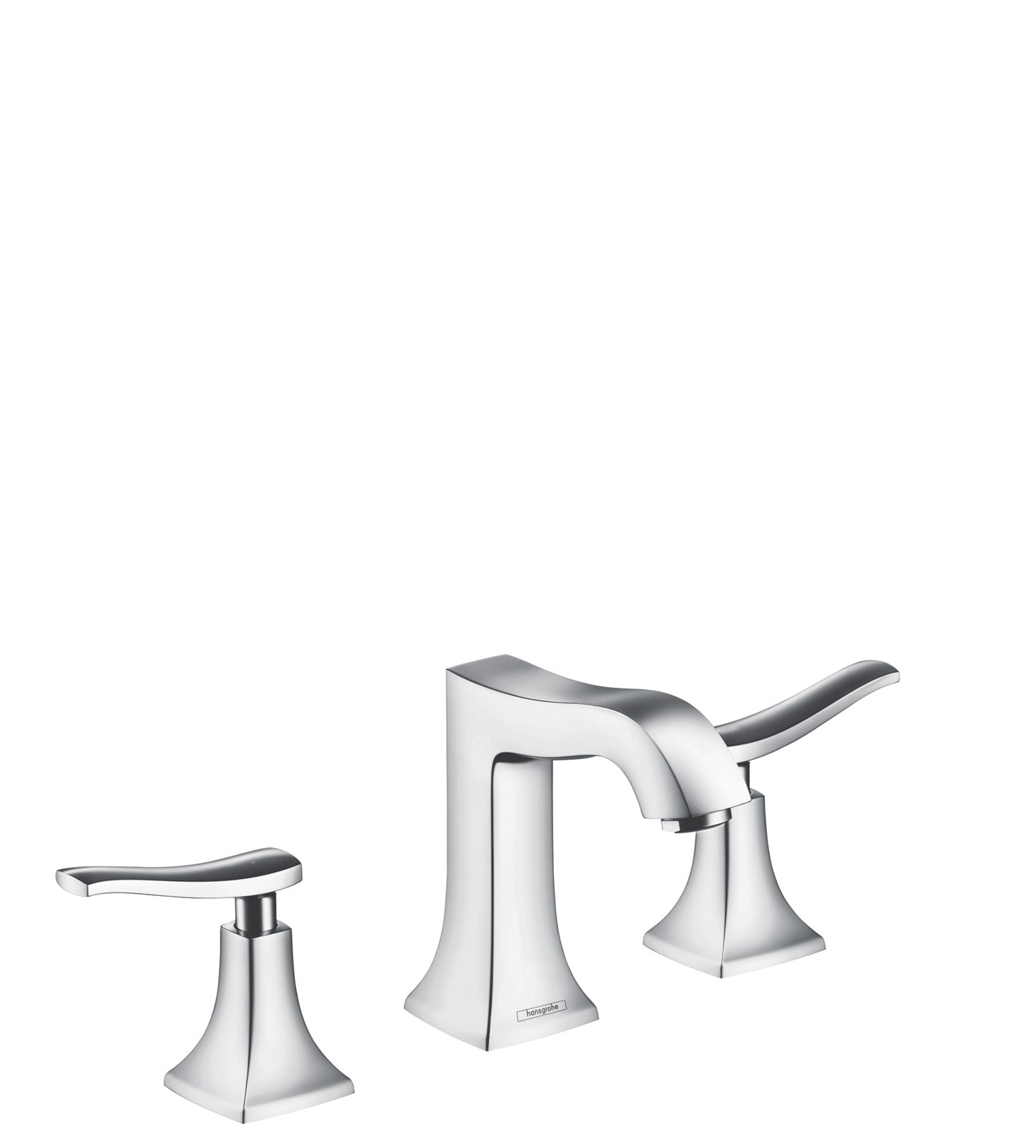 hansgrohe Metris C Widespread Faucet 100 with Pop-Up Drain, 1.2 GPM