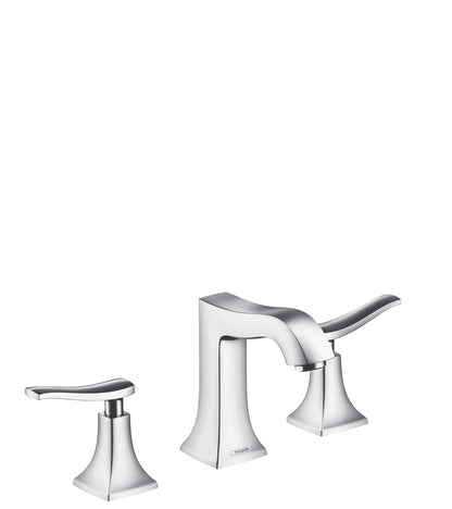 hansgrohe Metris C Widespread Faucet 100 with Pop-Up Drain, 1.2 GPM