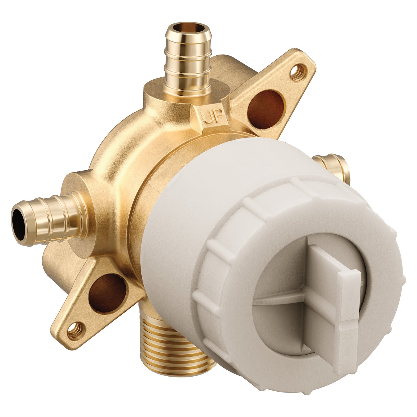 M-CORE 4 Port 1/2" Crimp Ring PEX With Cc/Ips Tub Connection