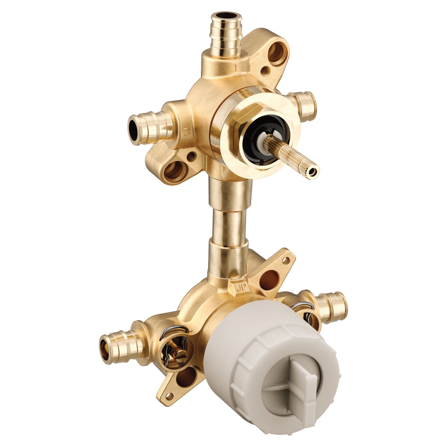 Transfer 1/2" Cold Expansion PEX Connection Includes Pressure Balancing Stops Volume Control