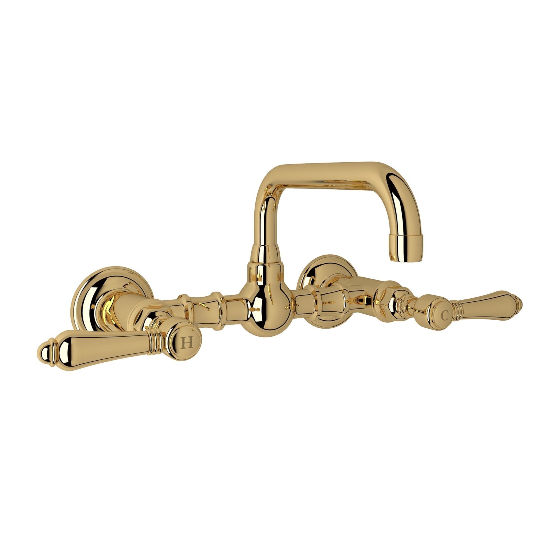 ROHL A1423 Acqui® Wall Mount Bridge Lavatory Faucet With U-Spout