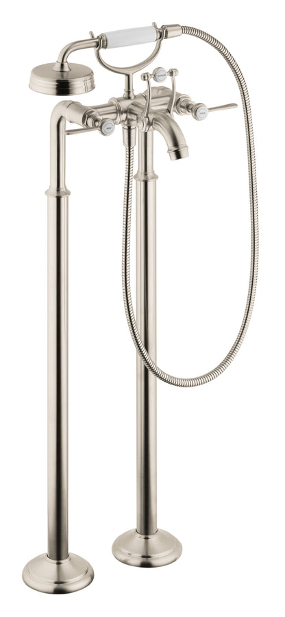 AXOR Montreux 2-Handle Freestanding Tub Filler Trim with Lever Handles and 1.8 GPM Handshower