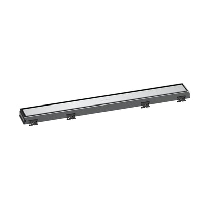 hansgrohe RainDrain Match Trim 23 5/8" with Height Adjustable Frame