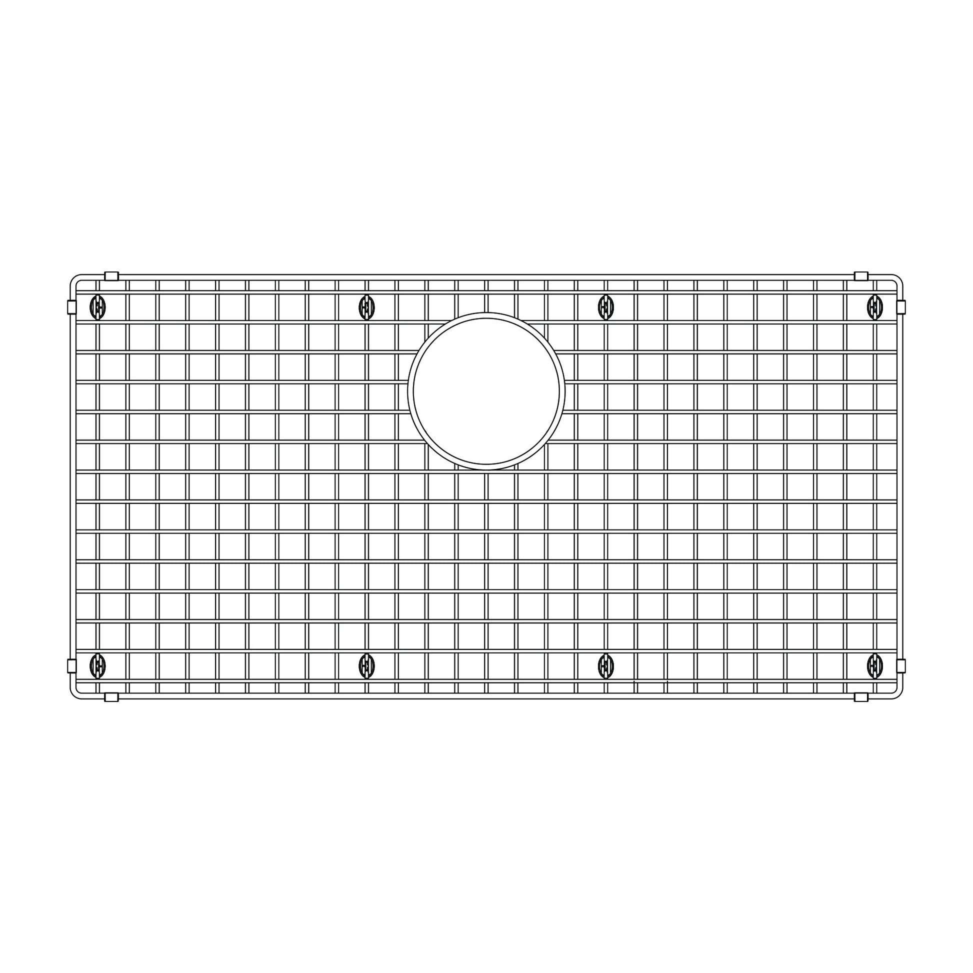 BLANCO 235968 Stainless Steel Bottom Grid for Quatrus Super Single Sinks