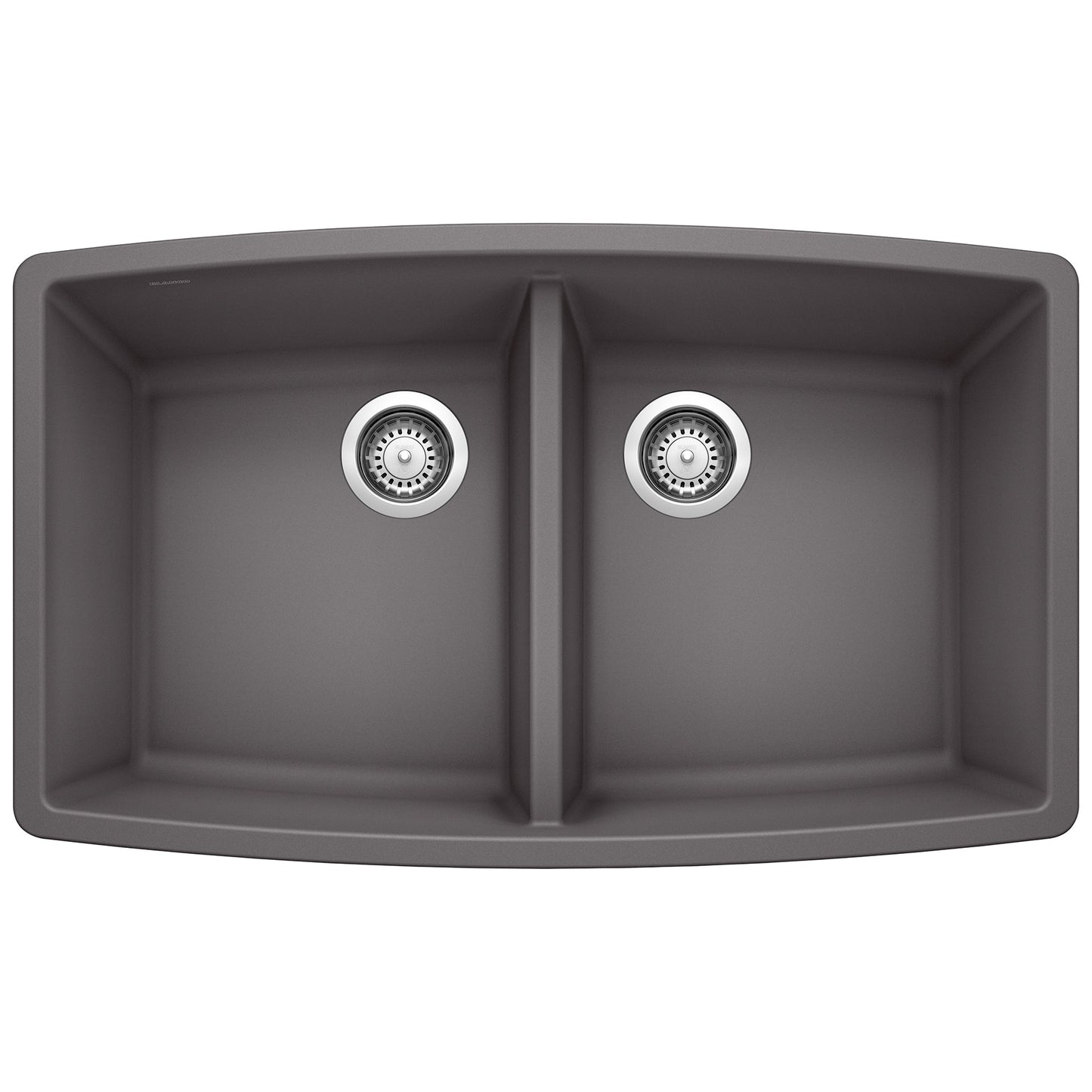 BLANCO 441473 Performa Equal Double Bowl Kitchen Sink - Cinder