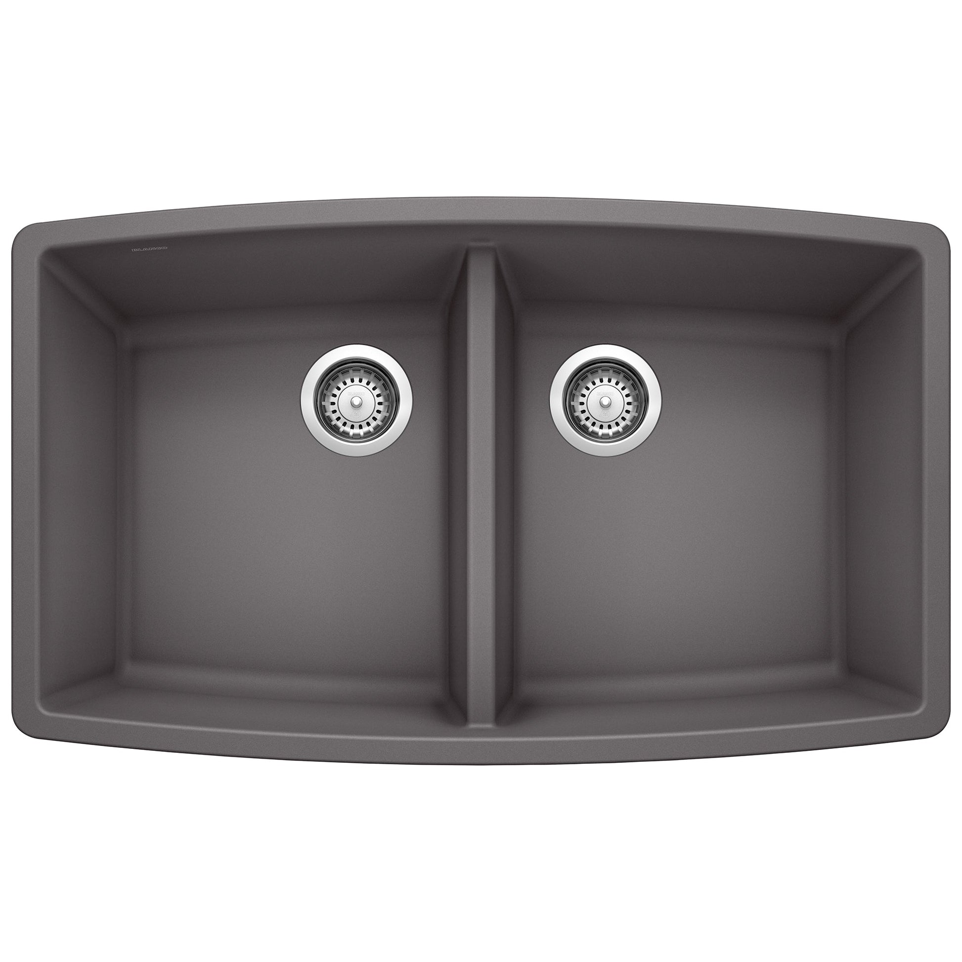 BLANCO 441473 Performa Equal Double Bowl Kitchen Sink - Cinder