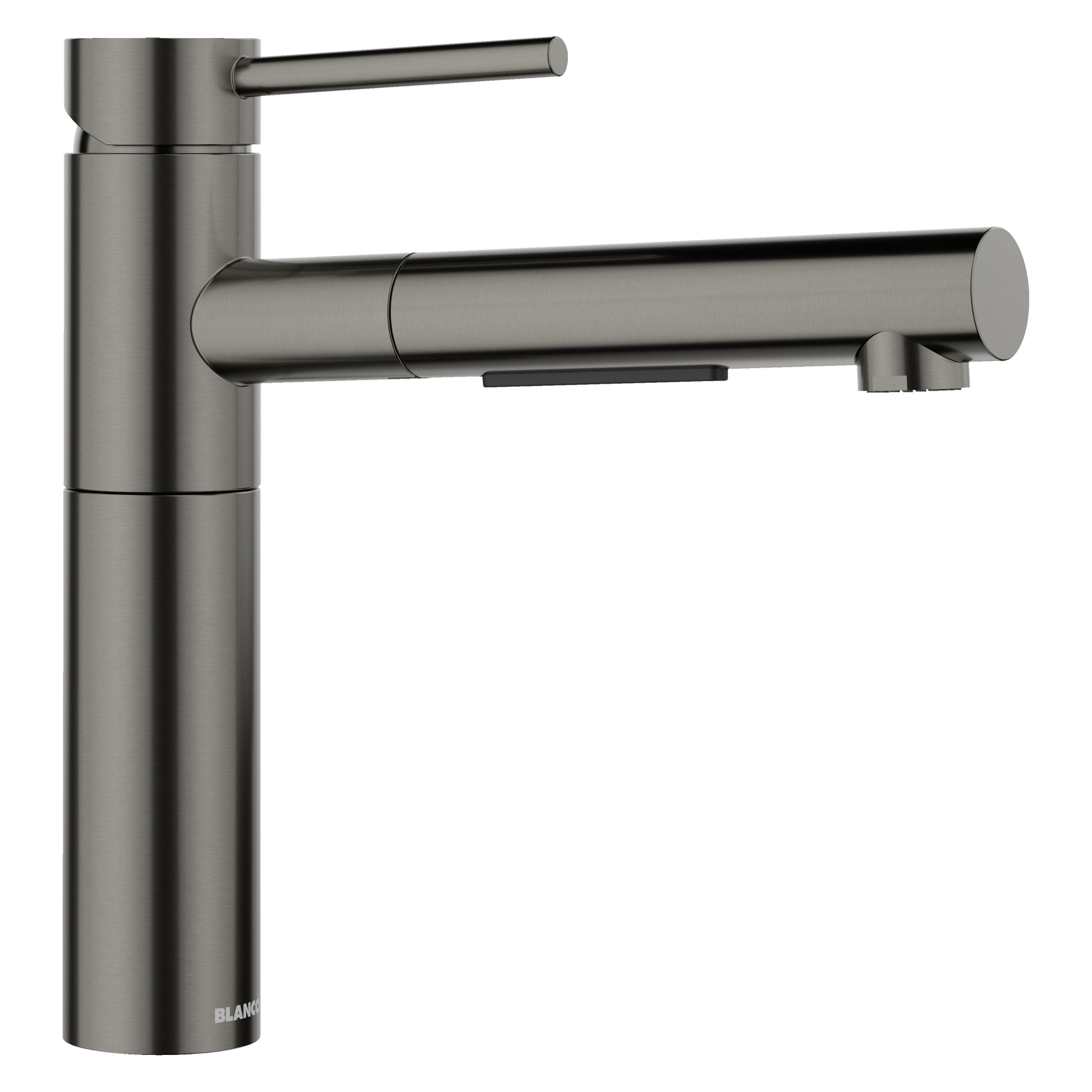 BLANCO Alta II Low Arc Pull-Out Dual-Spray Kitchen Faucet - Satin Dark Steel
