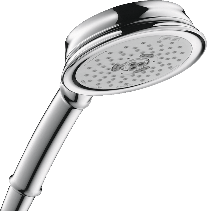 hansgrohe Croma 100 Classic Handshower 3-Jet, 1.5 GPM