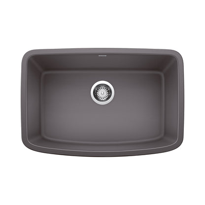 BLANCO 442548 Valea 27" Single Bowl Kitchen Sink - Cinder