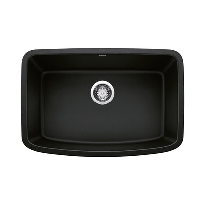 BLANCO 442941 Valea 27" Single Bowl Kitchen Sink - Coal Black