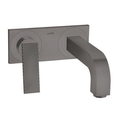 AXOR Citterio Wall-Mounted Single-Handle Faucet Trim with Base Plate- Rhombic Cut, 1.2 GPM