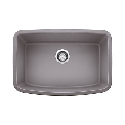BLANCO 442554 Valea 27" Single Bowl Kitchen Sink - Metallic Gray