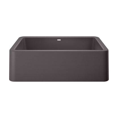 BLANCO 401985 Ikon 33" Apron Single Bowl Farmhouse Sink - Cinder