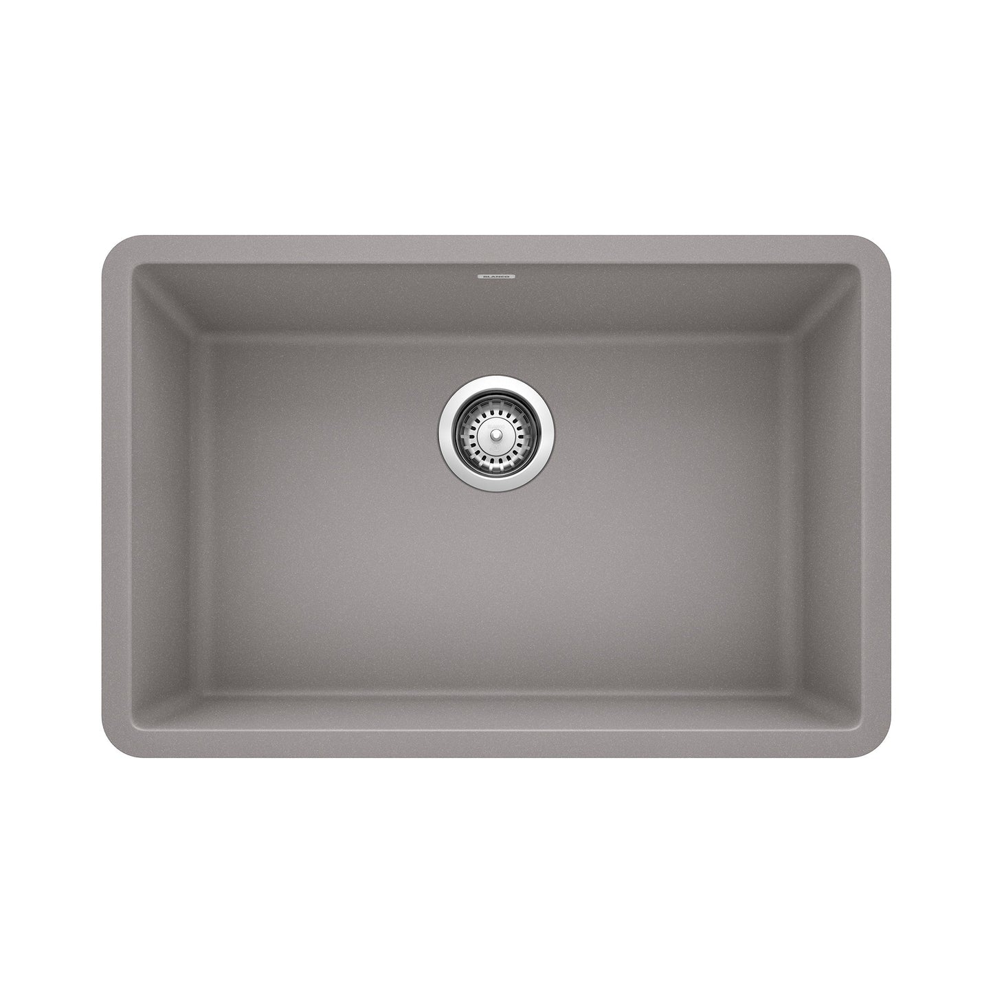BLANCO 522428 Precis 27" Single Bowl Kitchen Sink - Metallic Gray