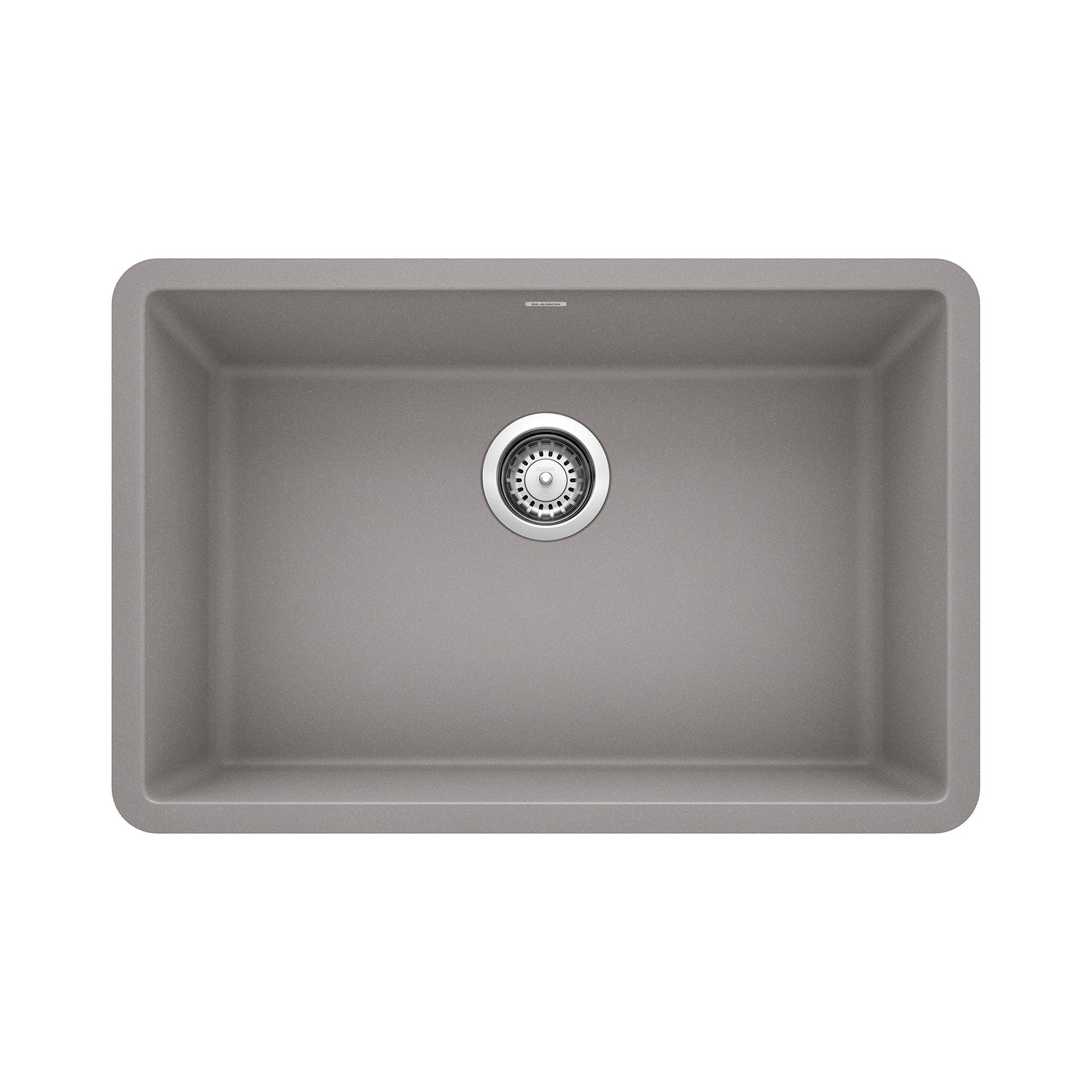 BLANCO 522428 Precis 27" Single Bowl Kitchen Sink - Metallic Gray